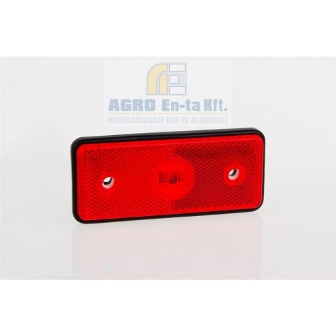 HELYZETJELZŐ LED PIROS (2 led) 110x45mm