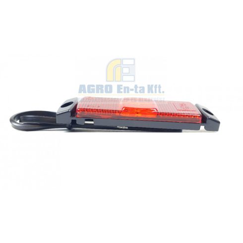 HELYZETJELZŐ LED PIROS (4 led) 130x32mm