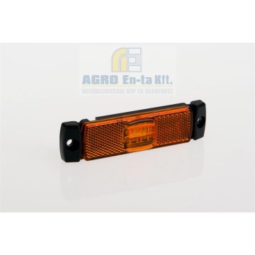 HELYZETJELZŐ LED SÁRGA (4 led) 130x32mm