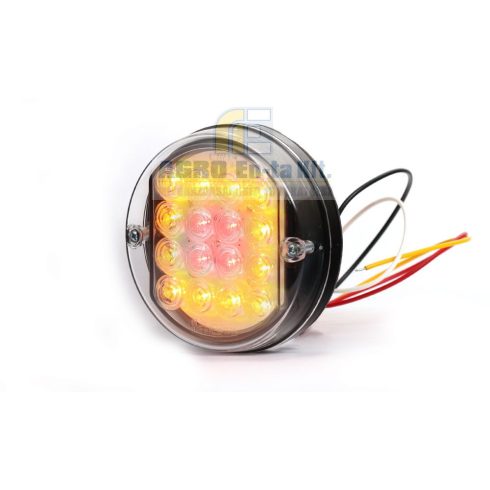 Hátsó lámpa kerek LED irányjelző/helyzetjelző/féklámpa (115mm)