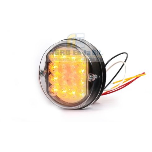 Hátsó lámpa kerek LED irányjelző/helyzetjelző/féklámpa (115mm)
