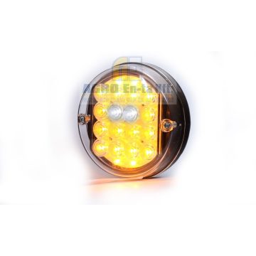 Első lámpa kerek LED irányjelző/helyzetjelző (115mm)