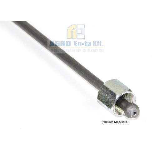 NYOMÓCSŐ EGYENES 600 MM (M12/M14)
