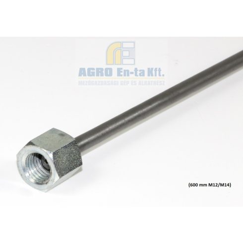 NYOMÓCSŐ EGYENES 600 MM (M12/M14)