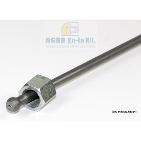 NYOMÓCSŐ EGYENES 600 MM (M12/M14)
