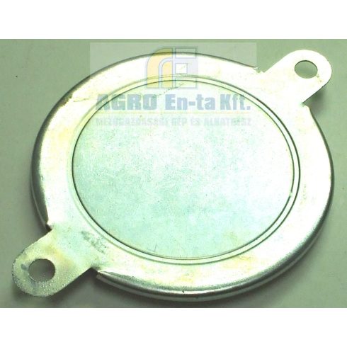 PRIZMA KEREK FÉM HÁZ FÜLES - PIROS