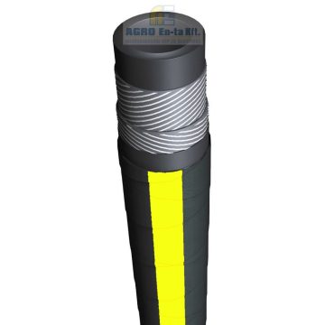 PERMETEZŐ TÖMLŐ d.25 GUMI FEKETE - ZUPAN 25bár