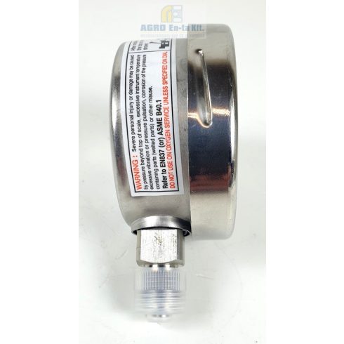MANOMÉTER 0-8-15-25 BÁR AK.1/4" ASZIM. D=63mm