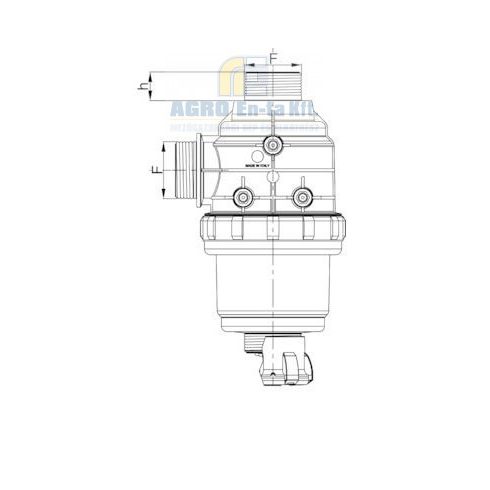 SZÍVÓ SZŰRŐ ARAG 2" 160-220 L/perc SZELEPES