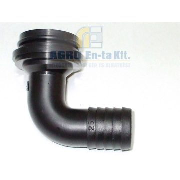 TÖMLŐVÉG 90° G.GYŰRŰS 1 1/2" D25
