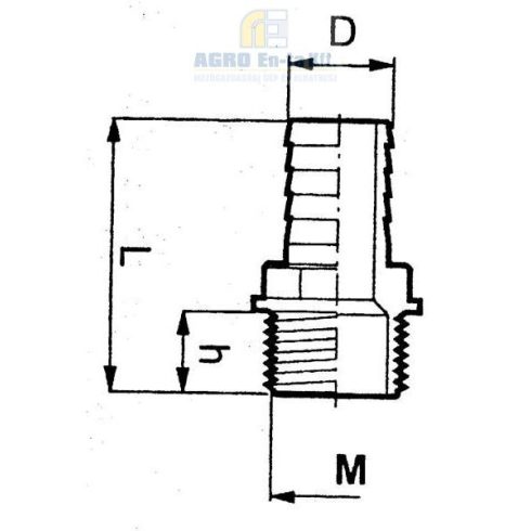 TÖMLŐVÉG EGYENES KM.1" D.20