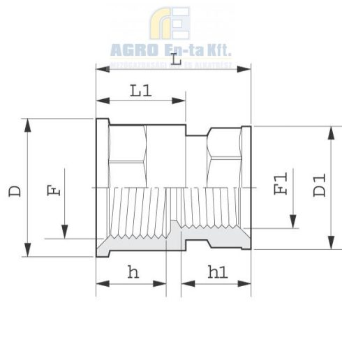 CSŐCSONK BM/BM 2" - 1 1/2"