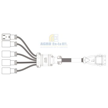 VÉGKÁBEL 2W+M(3W)+P 3m